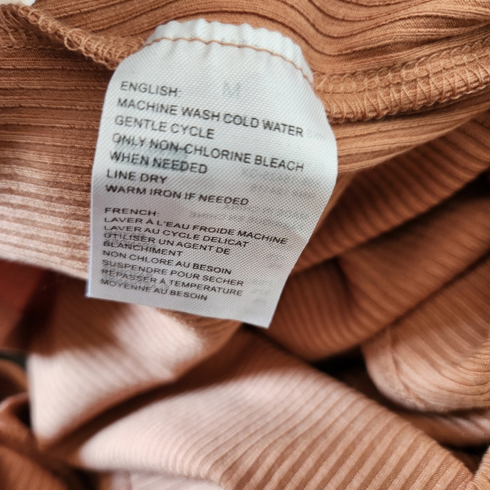 Elodie Ribbed Cut-Out Color Clay Size M - Picture 8 of 10